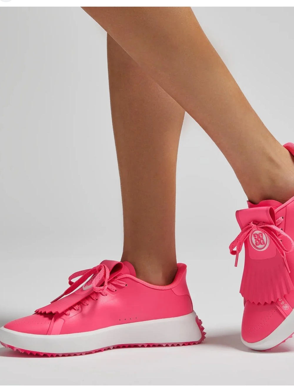 G/FORE Women's Cameo Sole Golf Sneakers - Hot Pink